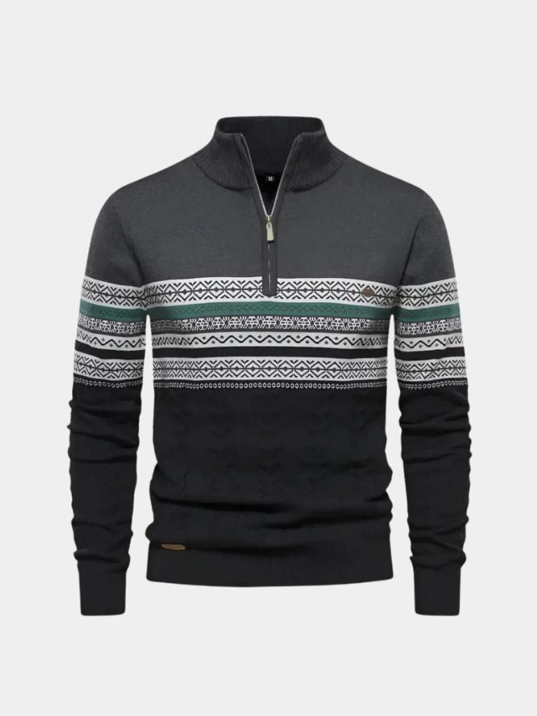 Men’s Knit Sweater – Half Zip Pullover Casual Everyday Knitwear