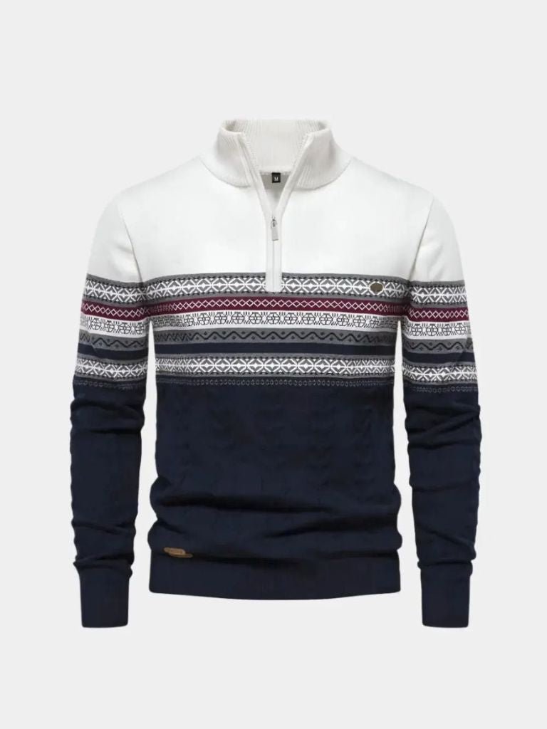 Men’s Knit Sweater – Half Zip Pullover Casual Everyday Knitwear