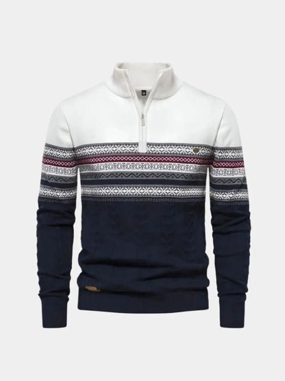 Men’s Knit Sweater – Half Zip Pullover Casual Everyday Knitwear